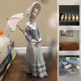 MaxSold Auction: This online auction features wall art, gardening supplies, power washer, ladders, tools, picture frames, duffel bags, golf clubs, dog crate, record albums, skis, projector, pottery, speakers, board games, typewriter, costume jewelry, easels, and much much more!