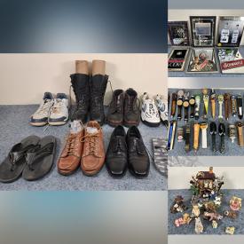MaxSold Auction: This online auction features hand tools, men’s clothing & shoes, sports collectibles, sports trading cards, vinyl records, DVDs, games, comics, bar mirrors, tap handle collection,  Boyd’s Bears, vintage mantle clock, vintage books, Coca-Cola collectibles, photography gear, and more!