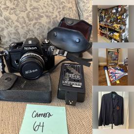 MaxSold Auction: This online auction features watches, costume jewelry, power & hand tools, hardware, traditional dining table set, teacup/saucer sets, camera & accessories, decanter set, area rugs, baby clothes, home health aids, sports memorabilia, men’s & women’s clothing & shoes, art glass, office desk, PJ Redoute prints, sports equipment, room divider, games, canning jars, small kitchen appliances, outerwear, stereo components, DVDs, garden tools, wine press, exercise equipment, toys, golf clubs, vinyl records, jewelry cabinet, and much, much, more!!!