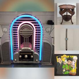 MaxSold Auction: This online auction features small kitchen appliances, Churchill plate, digital cameras, binoculars, watches, costume jewelry, t-shirts, rug runners, games, key chains, sewing machine, air purifier, floor lamps, and much, much, more!