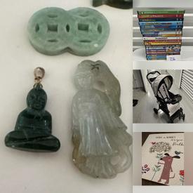 MaxSold Auction: This online auction features carved jade jewelry, statement & vintage jewelry, strollers, vintage books, children’s books, round dining tabletops, wheelchairs, premium greeting cards, Pokémon cards, sports trading cards, VHS, DVDs, CDs, video games, and more!