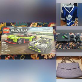 MaxSold Auction: This online auction features games, NIB Lego kits, Magic the Gathering cards, jerseys, video game console & games, CDs, small kitchen appliances, DVDs, kid\'s books, bar stools, pet products, computer gear, McDonald’s collector cups, Cricut machine, silver & costume jewelry, workout wear, camping gear, and more!