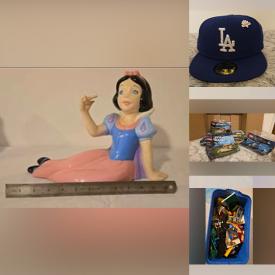 MaxSold Auction: This online auction features art glass, collector plates, men’s & women’s clothes & shoes, Legos, carnival glass, marble eggs, Coca-Cola collectibles, Belleek, Curtis Jere sculptures, toys, coins, stamps, collector Barbies, perfume bottles, Toby jug, Avon Cape Cod Ruby Red, fishing gear, vintage tins, vintage stained glass lamp, small kitchen appliances, brass collectibles, milk glass, antique armchairs, garden tools, garden art, stand-up paddle board, office supplies, sewing machine, pet products, wall masks, hand tools, cookie jars, and much, much, more!!!