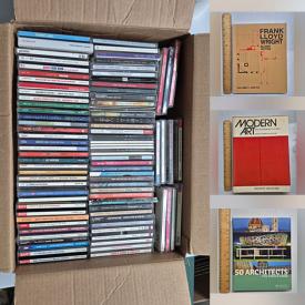 MaxSold Auction: This online auction features Manga books, art & architecture books, vintage books, children’s books, CDs, Pokemon books, autographed book, classic books, and more!