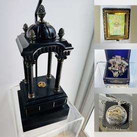 MaxSold Auction: This online auction features lady head vase, vintage fountain pens, vintage inkwells, Toby jugs, Royal Doulton figurines, antique pin nib holders, planters, antique marble lights, vintage Pyrex, art glass, perfume bottles, sterling & costume jewelry, pocket watches, and more!