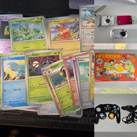 MaxSold Auction: This online auction features dash cameras, Star Wars collectibles, video game consoles, games & accessories, sports trading cards, DVDs, vintage toys, games, cameras, Pokemon collectibles, comics, live plants, decanter set, and much more!