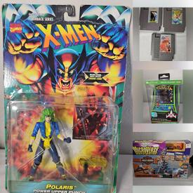 MaxSold Auction: This online auction features Star Wars collectibles, Star Trek collectibles, NIP action figures, Legos, comics, Disney collectibles, video games, Harry Potter collectibles, NIB kids craft kits, toys, games, and much, much, more!!!