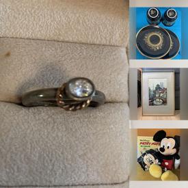 MaxSold Auction: This online auction features porcelain doll, Precious Moments, women’s clothing, Blue Mountain pottery, gemstone, gold, sterling & costume jewelry, hardware, plumbing supplies, craft supplies, office supplies, stereo components, coins, Roseville pottery, Disney collectibles, Royal Doulton figurine, new beauty products, and more!