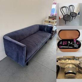 MaxSold Auction: This online auction features velvet couch, mens’ & women’s clothing & shoes, plant pots, beauty products, vintage smoke stand, outerwear, camera, and more!