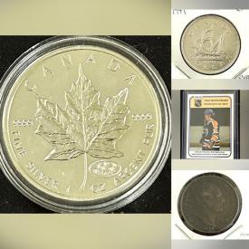 MaxSold Auction: This online auction features coins, Magic The Gathering cards, Pokemon cards, sports trading cards, tokens, banknotes, and much, much, more!!!