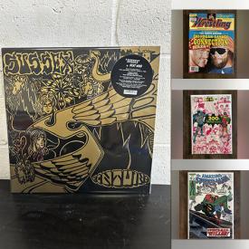 MaxSold Auction: This online auction features vintage magazines, vinyl records, comics, graphic novels, and more
