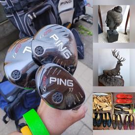 MaxSold Auction: This online auction features Tom Thomson print, vintage corner chair, men’s clothing & shoes, antique floor lamp, printer, office supplies, DVDs, art books, golf clubs, accessoires & supplies, small kitchen appliances, antique dining table, live plants, oil lamps, cast metal sculpture, antique irons, stained glass sun catcher, TV, plant pots, snorkeling gear, pet products, area rugs, fitness gear,  BBQ grill, and more!n