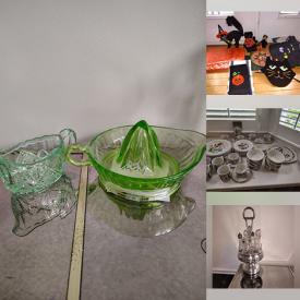 MaxSold Auction: This online auction features chaise lounge, wheelchair, teacup/saucer sets, uranium glass, mirrored sideboard, art pottery, area rugs & runner, antique dolls, antique furniture, TVs, sports collectibles, table lamps, DVDs, beauty appliances, home health aids, patio furniture, and more!