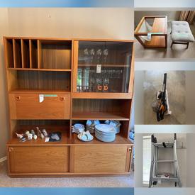 MaxSold Auction: This online auction features garden pots, garden art, camping supplies, refrigerator, pressure washers, craft supplies, women’s clothing & shoes, office supplies, teak furniture, metal wall art, wall masks, Hummels, area rug, stained glass panel, art pottery, small kitchen appliances, garden tools, lawnmower, patio furniture, compressor, chainsaw, power & hand tools, dehumidifier, hardware, fishing gear, and more!