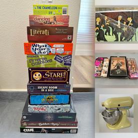 MaxSold Auction: This online auction features electronic drum kit, area rug, mini fridge, NIB gaming monitor, games, collector Barbies, pet products, small kitchen appliances, Disney collectibles, Legos, Casio keyboard, NIB vintage toys, indoor grow system, DVDs, sports collectibles, humidifier, Coca-Cola memorabilia, vintage desk, hand tools, cameras, art pottery, fitness gear, golf clubs, Swarovski figurines, art supplies, art glass, Legos, collector plate, vintage ashtrays, party supplies, printers, office supplies, and much, much, more!!!
