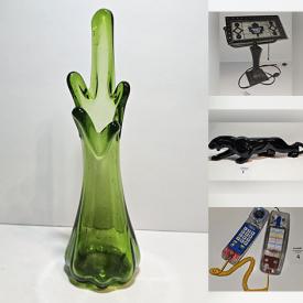 MaxSold Auction: This online auction features vintage black panther, novelty teapot, quilt, vintage kids’ puzzles & books, art glass, pet products, toys, sports collectibles, PEZ dispensers, wood carvings, vintage brass collectibles, art pottery, lady head vase, cookie jar, vintage Tonala pottery, painted eggs, comics, graphic novel, teacup/saucer sets, NIP HotWheels, S & P shakers, and much, much, more!!!