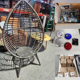 MaxSold Auction: This online auction features small kitchen appliances, vintage toys, printers, antique books, DVDs, NIB die-cast vehicles, power tools, CDs, sewing machine, vintage Pyrex, Legos, stereo components, banknotes, games, puzzles, window AC unit, karaoke machine, art glass, video game console & games, sports trading cards, pressure washer, dehumidifiers, Yamaha keyboard, power tools, air compressor, beauty appliances, tent, vintage phonograph, garden tools, baby clothes, storage totes, and much, much, more!!!