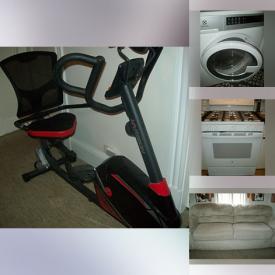 MaxSold Auction: This online auction features bookcases, NIB electronic deadbolt, window AC, hand-made sachets, antique fan vase, Christmas village, Nativities, outside ornaments, silver spoon collection, sports apparel, table & bed linens, yarn, women’s clothing & shoes, ovens, small kitchen appliances, washer, dryer,  pet products, lawn mower, desks & chair, fitness gear, area rug, and more!