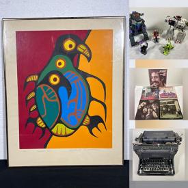 MaxSold Auction: This online auction features signed watercolour paintings, Richard Bedwash print, vintage oil paintings, concrete sculpture, art glass, Disney collectible, Swarovski figurines, antique books, Royal Doulton figurines, decanter, stereo components, vinyl records, bikes, antique typewriter, soapstone carving, teacup/saucer sets, toys, power tools, Swarovski jewelry, and more!