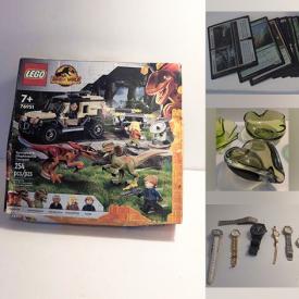 MaxSold Auction: This online auction features pet products, costume jewelry, sports trading cards, Depression glass, comics, S&P shakers, art glass, Pokémon cards, Magic: The Gathering cards, beading supplies, teacup/saucer sets, art glass, Lego set, DVDs, CDs, and more!
