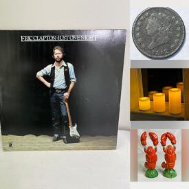 MaxSold Auction: This online auction features vinyl records, comics, currency, coins, Pokémon collectibles, DVDs, children’s books, vintage Cabbage Patch kids, vintage toys, puzzle, game, carboy, golf bag, S & P shaker collection, vintage ashtray, snuff bottle, sports apparel, men\'s clothing, and more!