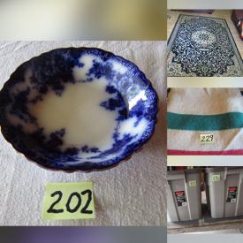 MaxSold Auction: This online auction features Royal Doulton figurine, coins, banknotes, baby clothes, small kitchen appliances, new beauty products, Depression glass, vintage decorative plates, antique cruet collection, antique Flow Blue, Blu-Ray movies, DVDs, pet products, art glass, pressure washer, area rugs, children’s books, metal wall hanging, women’s clothing, storage bins, TV, and more!
