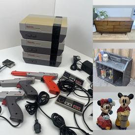 MaxSold Auction: This online auction features nesting dolls, games, novelty teapots, small kitchen appliances, DVDs, art glass, power & hand tools, office supplies, art pottery, Disney collectibles, art supplies, Royal Doulton figurine, costume jewelry, Depression glass, sewing machine, dehumidifier, Blue Mountain pottery, fishing gear, garden tools, golf clubs, collectible spoons, stained glass lamp, children’s books, watches, Legos, puzzles, jerseys, coins, and much, much, more!!!