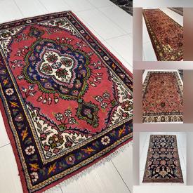 MaxSold Auction: This online auction features Persian rugs & runners from Kashan, Tabriz, Arak, Hamadan, Mashhad, and more!