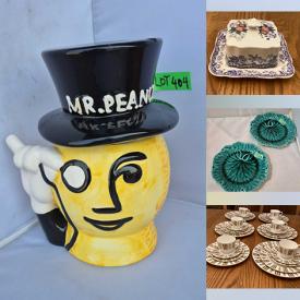 MaxSold Auction: This online auction features toys, area rug, costume jewelry, teacup/saucer sets, puzzles, green leaf plates, buttons, video games, art glass, oil lamp, coins, Delft houses, art glass, Blue Mountain pottery, vintage bottles, comics, hardcover books, and more!n