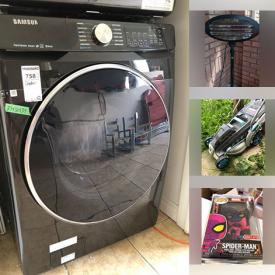 MaxSold Auction: This online auction features patio heater, patio furniture, washer, dryer, garden tools, lawn mower, Funko Pops, toys, Looney Tunes collectibles, sports trading cards, Pokemon cards, desks, sports collectibles, small kitchen appliances, video games, games, printers, men’s clothing, vintage toys, comics, home health aids, pet products, BBQ grill, humidifier, TV, and more!