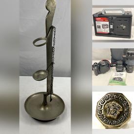 MaxSold Auction: This online auction features pocket & wrist watches, silver & gold jewelry, costume jewelry, vintage trains, art glass, cast bronze sculptures, Chinese scrolls, wood carving, alabaster sculptures, art books, Chinese privacy screen, cameras, new digital drum kit, mineral specimens, vintage marbles, vinyl records, children’s books, and more!