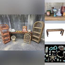MaxSold Auction: This online auction features vintage publications, souvenir spoon collection, vintage silver belts, art glass, charms & pendants, Carnival glass, antique baby carriage, table lamps, turquoise & jade jewelry, and more!
