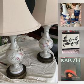 MaxSold Auction: This online auction features coins, Jamaican pottery, wood carvings, small kitchen appliances, Lladro figurine, stamps, leather couch, teacup/saucer sets, decanter, CDs, insulator, stone statue, postcards, art books, souvenir spoons, sea glass, Indigenous print, yarn, room divider, hand tools, and more!