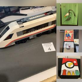 MaxSold Auction: This online auction features gold jewelry, coins, stamps, Legos, train cars, Pokemon cards, NIP action figures, drone, sports apparel, power tools, camping gear, sports trading cards, DVDs, Star Wars cards, children’s clothes, die-cast toys, comics, children’s tea set, new socks,  Indigenous art, small kitchen appliances, women’s shoes, video games, fashion dolls, guitars, children’s books, and much, much, more!!!