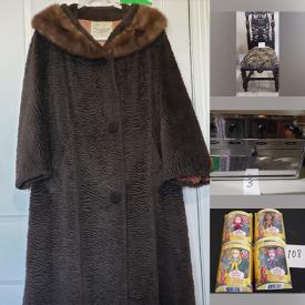 MaxSold Auction: This online auction features puzzle, Kensington Cottageware, teacup/saucer sets, jadeite, Avon Cape Cod, Danesi pottery, milk glass, cookie jar, Sequoia ware, stoneware jug, insulators, women’s clothing, Blue-Rays, art glass, fabric, Evesham, Hull pottery, Blue Mountain pottery, and more!\n