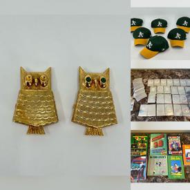 MaxSold Auction: This online auction features wood statues, coins, electric fireplace, blue & white vases, sports apparel, new sports equipment, art glass, comics, toys, NIB Barbies, children’s books, transferware, costume jewelry, jewelry making supplies, and more!