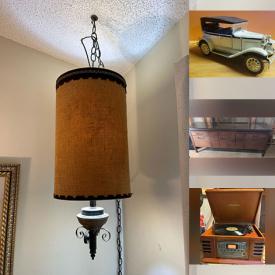 MaxSold Auction: This online auction features cast iron banks, power & hand tools, hardware, desks, small kitchen appliances, printers, collectible die cast vehicles, exercise equipment, fitness gear, paint supplies, metal detector, men’s clothing, office supplies, Avon collectibles, steins, sports equipment, children’s books, games, art supplies, monitor, desktop computer, jewelry armoire, costume jewelry, collector plates, patio furniture, BBQ grill, fishing gear, pet products, air compressor, camping gear, RV supplies, bike, garden tools, and more!