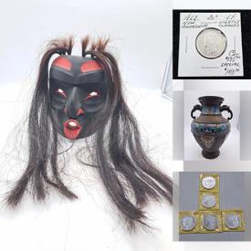 MaxSold Auction: This online auction features art glass, novelty teapots, binoculars, leaded glass shades, antique cameras, antique maps, vintage Art Deco cabinet, vintage bottles, vintage toys, TV, silver & costume jewellery, steins, art pottery, coins, banknotes, watches, Indigenous art, games, power & hand tools, hardware, vinyl records, stamps, First Day covers, and more!\n