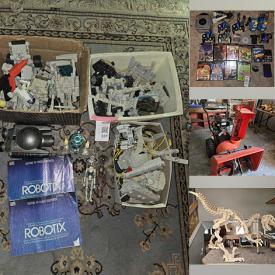 MaxSold Auction: This online auction features farmhouse mirrors, metal wall art, desk, kitchen stools, stoneware crocks, vintage toys, inversion table, antique sideboard, vintage marbles, small kitchen appliances, antique rocking horse, fitness gear, power & hand tools, guitar, fishing gear, antique letterpress trays, school resources & supplies, garden tools, snowblower, lawnmower, wood carvings, video games, toddler toys, vintage lamps, building toys, lava lamps, costume jewelry, science kits, art supplies, children’s books, and much, much, more!!!