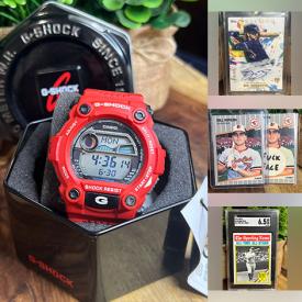 MaxSold Auction: This online auction features sports trading cards, Star Wars collectibles, watches, Garbage Pail Kids cards, vintage Magic: The Gathering cards, Pokémon cards, and more!