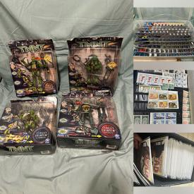 MaxSold Auction: This online auction features used & unused stamps, comics, golf clubs, skis, DVDs, CDs, musical theatre programs, Ty collection, vinyl records, office supplies, carded Hot Wheels, baby clothes, and more!