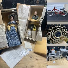 MaxSold Auction: This online auction features art pottery, Roseville pottery, FiestaWare, vintage model kits, antique postcards, vinyl records, comics, sports trading cards, beer tap handles, eyeglasses, antique glassware, small kitchen appliances, vintage mirror, bikes, antique mantel clock, and more!
