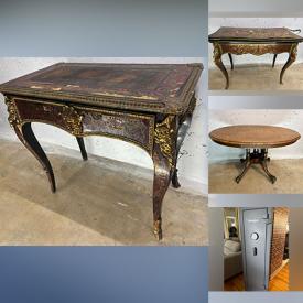 MaxSold Auction: This online auction features antique cast iron scale, flute, morse code telegraphs, comics, power tools, printer, toys, sewing machine, guitar, antique writing desk, and more!