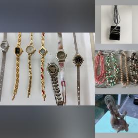 MaxSold Auction: This online auction features watches, costume jewelry, Monteith bowl, art glass, porcelain dolls, men’s clothing & footwear, vintage postcards, Mexican pottery, vinyl records, and more!