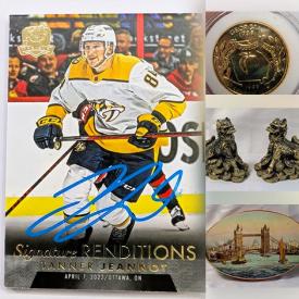 MaxSold Auction: This online auction features antique Majolica, coins, watches, wrestling action figures, comics, teacup/saucer sets, antique book, sports trading cards, computer components, antique bottles, brass bells, Pokemon cards, collector plates, Special Olympics collectibles, and more!