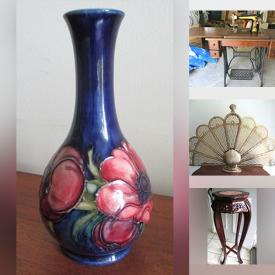 MaxSold Auction: This online auction features vintage pogs/slammers, stamps, vintage Moorcroft, antique books, small kitchen appliances, vinyl records, antique lighter, patio furniture, non-sports trading cards,outdoor games, vintage kitchen tools, antique sewing machines, antique crock, coins, tokens, fishing gear, art pottery and more!