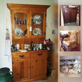 MaxSold Auction: This online auction features furniture, jewelry, decor, collectibles, kitchenware, electronics, lamps, rugs, kitchen appliances, crystal, clothes and much more!