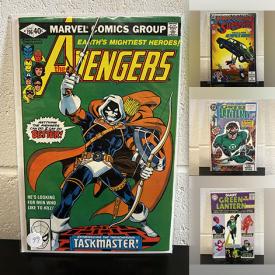 MaxSold Auction: This online auction features comics including Superman, Spider-Man, Marvel Tales, DC Universe, Thor, Avengers, Action, Green Lantern, Wolverine, The Flash, Justice League, Silver Surfer, Spider-Woman, Witchblade, and much, much, more!!!