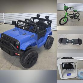 MaxSold Auction: This online auction features bikes, small kitchen appliances, tabletop fire bowl, power tools, ride-on toy, heat press machine, 3D printer, hoverboard, garden tools, Sentry safes, cookie jar, games, fireproof lock boxes, space heaters, metal wall art, printer, fitness gear, pet products, Legos, camping gear, children’s books, baby gear, TV, and more!