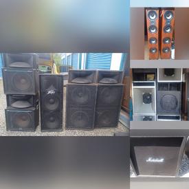 MaxSold Auction: This online auction features speakers, antique Victrola, disk player, amplifier, and more!
